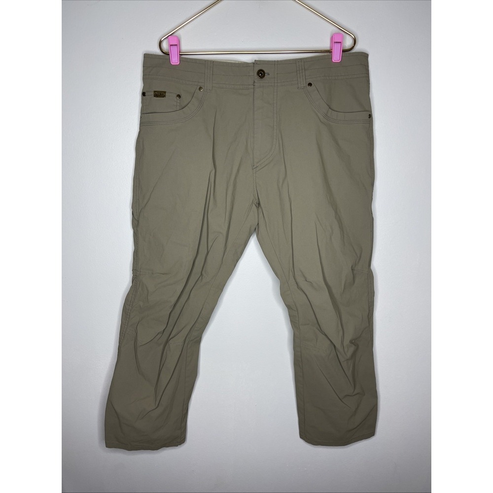 Kuhl Revolvr Pants Mens Size 38 x 28 Vintage Patina Brown Casual Outdoors Hiking